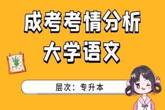 2021年海南成考专升本《大学语文》通关视频