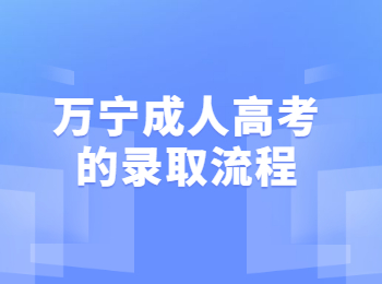 万宁成人高考的录取流程