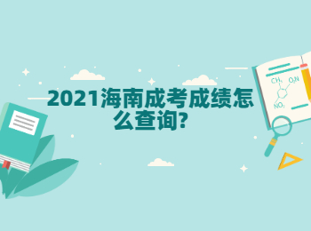 2021海南成考成绩怎么查询?