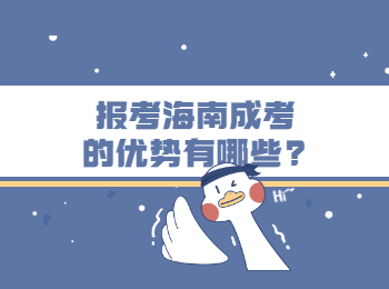 报考海南成考的优势有哪些?