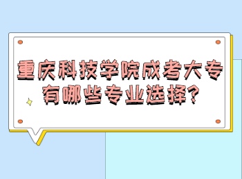 重庆科技学院成考大专有哪些专业选择
